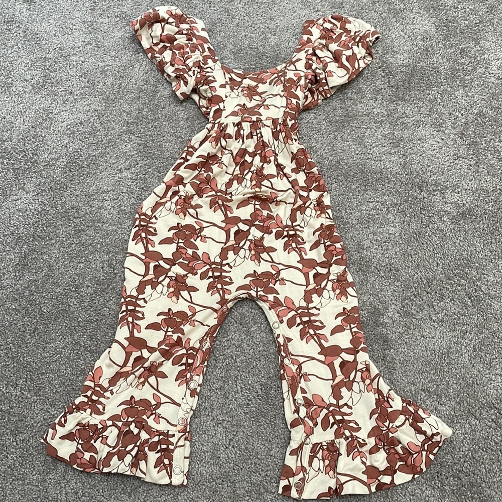 Kate Quinn Floral Ruffle Jumpsuit